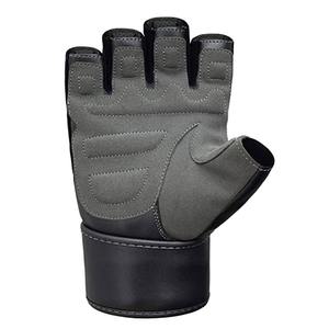 Gants de cyclisme unisexes en cuir Ammara à demi-doigts avec protection UV, paume antidérapante et fermeture auto-agrippante pour le sport - Product Image 4