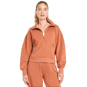 Custom Design Women's Drawstring Hoodie Jogger <b>Tracksuit</b> Set OEM ODM Private Label Gym Running Quick Dry Breathable Eco-Friendly - Product Image 1