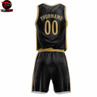 TRI PRO SPORTS Pakaian Olahraga Kustom Seragam Basket Cetak Logo Kustom Unisex Bahan 100% Poliester Tanpa Lengan Pola 3D