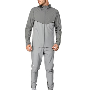 ชุดกันลมผู้ชายแบบมีฮู้ดกันฝน ผ้าหนา ทนทาน เป็นมิตรกับสิ่งแวดล้อม แห้งเร็ว ระบายอากาศได้ดี ขายส่ง ออกแบบตามสั่ง คุณภาพสูง - Product Image 5