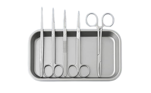 Bandeja Quirúrgica Dental de Alta Calidad, Bandeja de Desinfección para Laboratorio, Instrumentos Quirúrgicos, Tapa Cuadrada de Acero, Uso Manual en Hospitales - Product Image 3