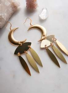 Boucles d'oreilles fines en laiton plaqué or, forme ronde indienne, style serpent, pour soirée, directement de l'usine. - Product Image 2