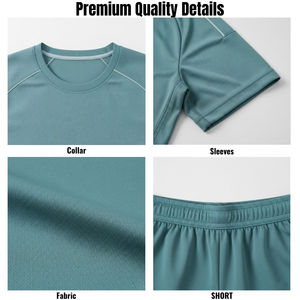 Fabricant de tenues de football OEM, ensemble d'uniformes de football par sublimation, maillot d'entraînement et de match à séchage rapide - Product Image 4