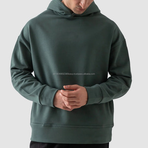 Sudadera con Capucha Extra Grande de Lujo para Hombre, 450 g/m², 100 % Algodón, Forro Polar, Diseño Sólido, Producto de Moda - Product Image 1