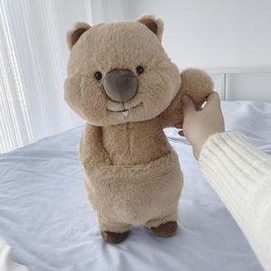 Vente directe d'usine - Peluche Wallaby à queue courte - Matière en coton PP et velours - Poupée koala souriante - Product Image 2