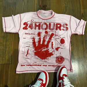 T-shirt en jersey imprimé coupe ample pour homme, 100% coton, écologique, qualité supérieure, respirant, service OEM - Product Image 4