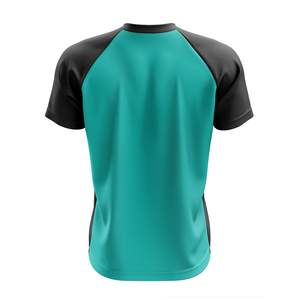 T-shirt personnalisé pour homme en jersey tricoté en polyester/coton peigné, col rond, uni, décontracté, écologique, séchage rapide, été 2026 - Product Image 2