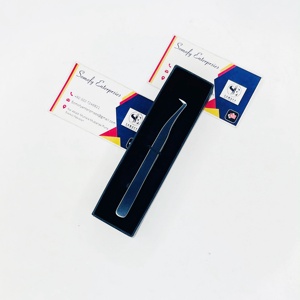 Pinzas para Pestañas de Acero Inoxidable Somofy Enterprises de 10 mm con Punta Suave, Empaque Personalizado con Logotipo, Extensión de Pestañas Postizas - Product Image 5