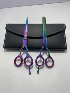 Professional <b>Barber</b> Hair Cutting Scissors <b>Set</b> Right-Handed Long Handle 4Cr13 Stainless Steel Salon Hairdressing Shears <b>Barber</b> - Product Image 1