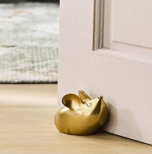 Butée de porte en laiton de style antique avec gravure en spirale et finition élégante, disponible à prix de gros. - Product Image 3