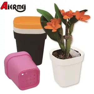 Maceta Pequeña Cuadrada para Oficina, Hogar y Jardín, Modelo L-409, Maceta para Plantas de Perlas de Agua para Área de Entretenimiento - Product Image 1