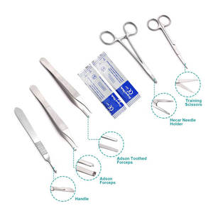 Kit de sutura de precisión de 21 piezas con instrumentos quirúrgicos ortopédicos manuales de alta calidad para hospitales y clínicas - Product Image 4