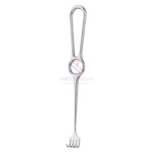 VOLKMANN 8.34 Écarteur de plaie chirurgical en acier inoxydable 220 mm à 4 griffes avec profondeur de 9 mm, traitement manuel de précision, certifié CE - Product Image 2