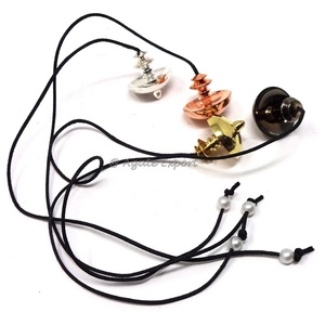 <b>Healing</b> Stone Agate 3 Pcs Feng Shui Love Carved Engraved Pendulums - Product Image 5