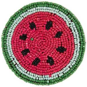 Modern Artisan Craft <b>Bead</b> Glass <b>Coasters</b> Decorative Table Protection for Bar Accessories Mats & Pads - Product Image 2