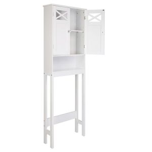 Mobile Bagno Moderno in Legno Massello con Doppia Anta e Design Salvaspazio - Product Image 2