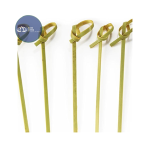 Brochettes en bambou naturel de qualité supérieure – Prix avantageux – Brochettes écologiques pour barbecue en gros - Product Image 1