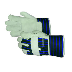 Guantes de Trabajo de Cuero Vacuno de Alta Resistencia para Seguridad Industrial, Protección Personal, Resistentes al Calor, para Construcción - Product Image 3