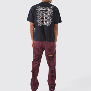 Streetwear Baggy Jeans for Men – Wide Leg Denim Trousers - Product Image 4