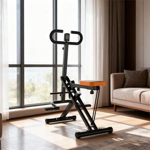 Macchina per Squat Pieghevole con Bande di Resistenza per Allenamento Glutei, Cosce e Core a Casa - Product Image 4
