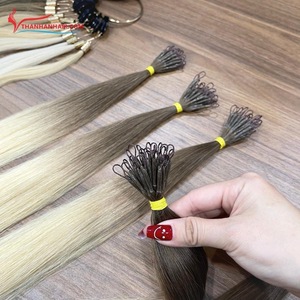 Gran oferta 2025, cabello vietnamita crudo, punta de queratina, anillo Nano, extensiones de cabello humano, paquetes rectos naturales, envío directo - Product Image 1