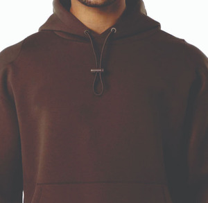Ensemble de survêtement à capuche marron pour homme, manches longues, couleur unie, avec poches latérales, matière respirante en spandex et polyester, vêtements décontractés - Product Image 4