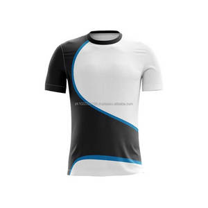 Maillots de football en gros pas chers, maillot de football 2023, taille personnalisée, vêtements de football en mesh pour hommes, maillots de football noirs - Product Image 4