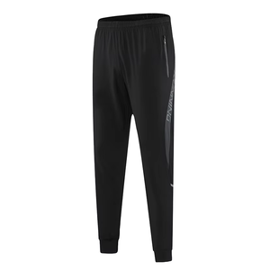 In Stock Men's Fitness Trousers Exercise <b>Elastic</b> Quick-drying Tights Sport Pant with Pockets for Running Training - Product Image 4