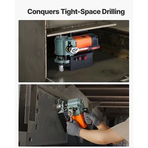 Trapano Magnetico Portatile 1300W a Basso Profilo con Diametro di Foratura 1.4, Potenza 2248 Lbf, Velocità 650 RPM - Product Image 3