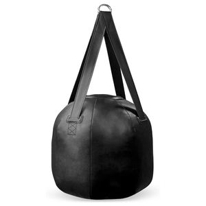 Sac de frappe lourd en cuir PU de qualité supérieure – Sac d'entraînement de boxe noir avec logo personnalisé pour la salle de sport et la remise en forme à domicile - Product Image 1