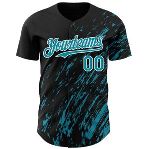 Full Button Sublimation Baseball Jersey 100% Polyester Breathable <b>Athletic</b> Custom Team Wear OEM ODM Available - Product Image 6