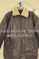 Veste en cuir véritable gaufré crocodile pour homme sur mesure, col en fourrure marron, veste bomber d'hiver, fournisseur d'usine