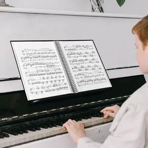 Carpeta Portafolio de 60 Bolsillos con Fundas de Plástico, Libro de Presentación, Carpeta de Archivos de 120 Páginas para Obras de Arte, Partituras y Documentos - Product Image 5