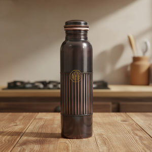Botella de Agua Personalizada de Cobre Puro de 750 ml |   Vajilla Ayurvédica Hecha a Mano, Ecológica y a Prueba de Fugas para Exportación al por Mayor de Fábrica - Product Image 6