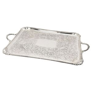 Luxury Eco-Friendly Stainless Steel Decorative Serving Tray with <b>Mirror</b> Finish for Wedding Gift and Festive Home Decoration - Product Image 2