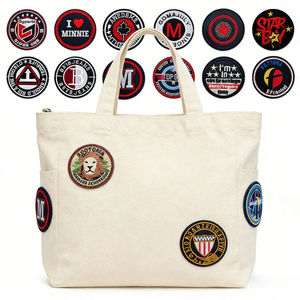 Insignias Personalizadas, Parches de Tela Bordados Circulares Parches de Tela Bordados. Apliques Bordados Personalizados por Computadora - Product Image 4