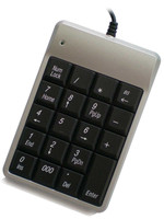 Offre Spéciale clavier numérique filaire USB mince pavé numérique pratique pour les utilisateurs d'ordinateur portable pièce de réparation électronique