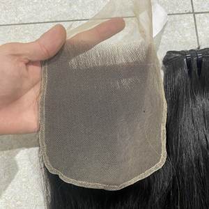 Drop Shipping Extensions de cheveux bruts vierges brésiliens Tissage à double tirage Paquets de trame naturelle pour Swiss HD Lace Closure Soft Wave - Product Image 2