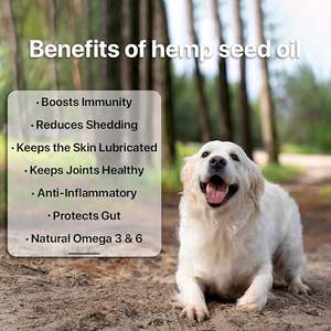 FDA Premium Organic Hemp Oil Multivitamin Custom Private Label Suplemento de soporte para las articulaciones de la cadera para mascotas Suplemento para el cuidado de la salud de las mascotas - Product Image 3