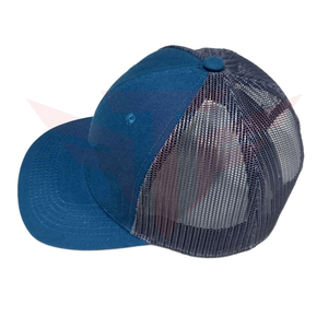 Gorra Trucker Unisex de Malla, 6 Paneles, Ajustable, Casual, Azul, Transpirable, Impermeable, para Primavera/Verano, para Adultos - Product Image 3