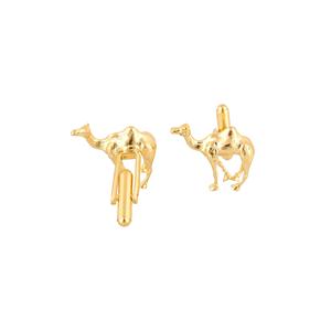 Luxury Gold Plated Camel Design <b>Cufflinks</b> for Men Animal Formal <b>Shirt</b> Accessories Wedding Business Gift Designer Cuff Links - Product Image 4