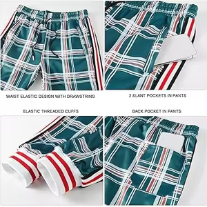 ชุดวอร์มผู้ชายลายพิมพ์ดีไซน์ใหม่ ผ้าฝ้าย 100% น้ำหนักเบา เป็นมิตรกับสิ่งแวดล้อม ยืดได้สี่ทิศทาง เหมาะสำหรับใส่ลำลองในฤดูหนาว - Product Image 5