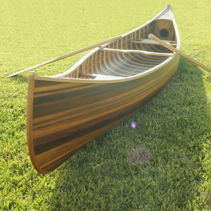 Canoë en bois artisanal avec coque courbée, finition mate, 12 pieds, pour les lacs, les stations balnéaires et les activités fluviales - Vente en gros, contactez-nous - Product Image 5