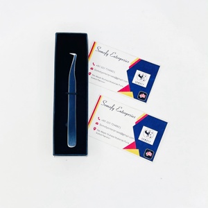 Pinzas para Pestañas de Acero Inoxidable Somofy Enterprises de 10 mm con Punta Suave, Empaque Personalizado con Logotipo, Extensión de Pestañas Postizas - Product Image 6