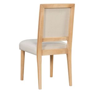 Set da Pranzo Minimalista Stile Fattoria TREXM 5 Pezzi per 4 Persone, Tavolo Rotondo con Sedie Imbottite in Legno Massello per Cucina - Product Image 6