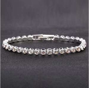 Pulsera de Cadena de Moissanita al por Mayor, Venta de Exportación, Diamante VVS, Estilo Tenis, Moderna, Unisex, Hip Hop, Regalo para Hombre desde India - Product Image 6