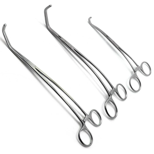 Pinzas tangenciales atraumáticas PISSCO, instrumento quirúrgico tipo Debakey, juego de pinzas atraumáticas de 3 piezas - Product Image 2