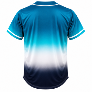 เสื้อเบสบอล OEM แบบเปล่า แขนสั้น คอวี สีพื้น ผ้าโพลีเอสเตอร์ตาข่ายคุณภาพพรีเมียม ยืดหยุ่นได้ ชุดกีฬา ขายส่ง - Product Image 2