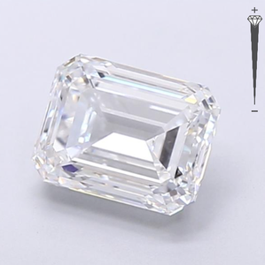 Diamante Cultivado en Laboratorio con Certificación IGI, Corte Esmeralda de 3.02 CT, Color D, Claridad VVS2, CVD LG 743519771 ROYAL GEMS para Joyería - Product Image 3