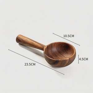 Bol à salade sculpté à la main, bol de service moderne en bois, bol de luxe en bois d'acacia, petit bol de service en bois - Product Image 3